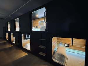 KSL Capsule de couchage intelligente tout-en-un à 2 portes pour auberges de jeunesse, hôtels de transit et <span class=keywords><strong>a</strong></span>éroports, avec porte coulissante - Product Image 4