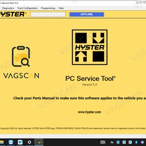 เครื่องมือวินิจฉัยรถยก Hyster Yale V4.98 รุ่นปี 2024 V5.3 สำหรับ Hyster Ifak PC Service Tool CAN USB Diagnostic Tool - Product Image 4