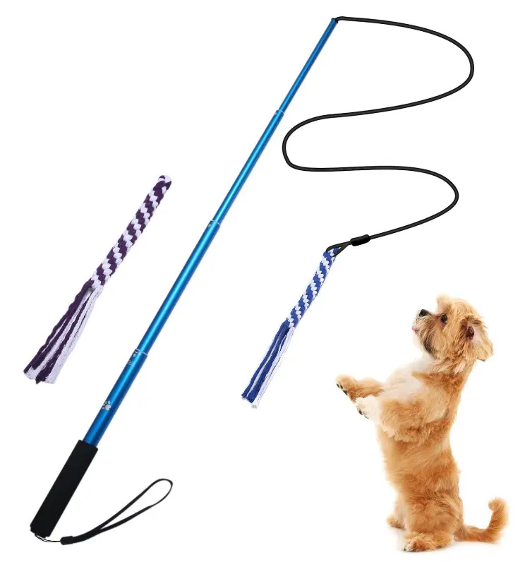 Wholesale Metal Telescopic flirt pole for dog training