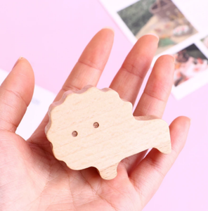 Tiradores de madera para muebles, bonitos animales, cajones, pomos de armario, gancho de pared, colgador de pared - Product Image 3