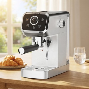 Máquina de Café Espresso y Cappuccino 3 en 1 con Botones Programables, Cuerpo de Acero Inoxidable, Capacidad de Agua de 1.3L, Alto Rendimiento para el Hogar - Product Image 1