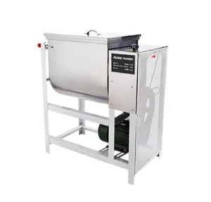 Mesin pengaduk adonan Pasta, mesin pencampur adonan Mixer tepung tipe Horizontal Vertikal Stainless steel