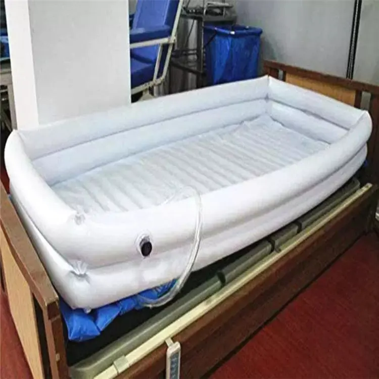 Bath Inflatable Air Medical Inflatable Bathtub In Bed Patients Bed Bath Tub