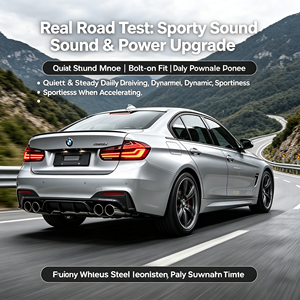 Tuyau de descente à haut débit avec catalyseur pour <span class=keywords><strong>BMW</strong></span> Série 3 G20 G28 330i 325i 2.0T B48 SS304 – Amélioration des performances d'échappement sport - Product Image 6