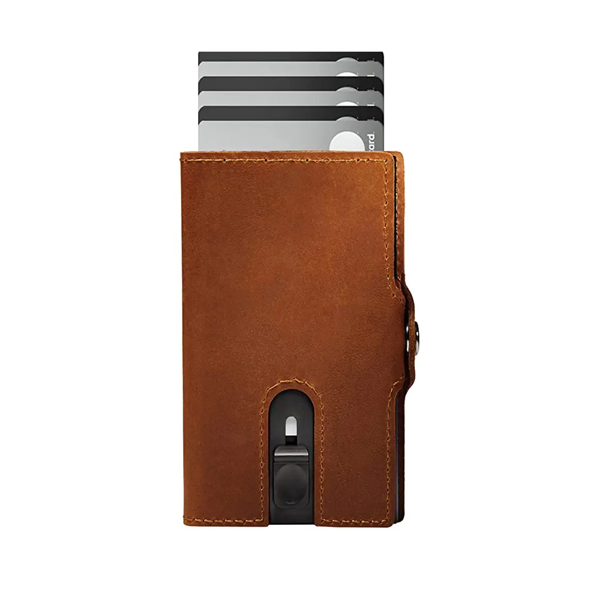 Ccoin-cartera de diseñador para hombre, tarjetero de lujo, billetera de cuero con soporte para bolígrafo, Europa múltiple