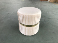 Banc de bout de lit pliable, ottoman de rangement et repose-pieds rembourré en tissu pour salon, chambre, couloir, entrée d'hôpital