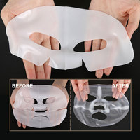 Masque de nuit coréen en bio-collagène, masque facial en feuille de cristal avec tissu en coton, marque privée