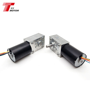 ผู้ผลิตจัดหามอเตอร์เกียร์ไร้แปรงถ่าน 12V DC, มอเตอร์เกียร์ไร้แปรงถ่านแบบเกียร์หนอนแรงดันต่ำ DC - Product Image 3