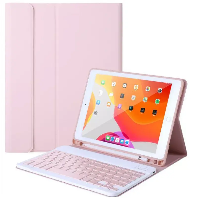 Ultra-Slim Design Tablet Keyboard Case For IPad 10th 2022 10.9" Magnetic Leather Case Pencil Holder