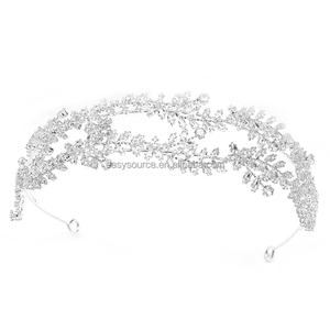 RE6042 Diadème de mariée en zircon CZ Accessoires de cheveux pour mariage - Product Image 4