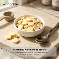 Comprimés de Niacinamide (Vitamine B3) 450mg – Complément Alimentaire – Marque Blanche – Formulation Personnalisée