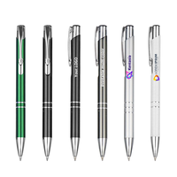 Ensemble de stylos à bille à texture d'encre noire de 1.0mm avec logo personnalisé séchage rapide avec design accrocheur et crochet coloré et attrayant