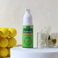 Gel de traitement des cicatrices en silicone organique pour cicatrices chirurgicales, visage, corps, brûlures, acné, césarienne, vergetures, chéloïdes