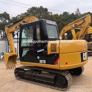 Excavatrice d'occasion Caterpillar 307 avec grappin rotatif hydraulique 43 kW, moteur d'origine, prix usine - Product Image 2