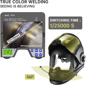 ¡199 USD! ! Casco de Soldadura con Lente Inteligente de Color Real, Purificador de Aire, con Oscurecimiento Automático, Venta al por Mayor de Fábrica - Product Image 6