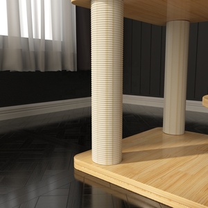 Albero per Gatti a Più Livelli, Struttura per Arrampicata con Tiragraffi in Corda di Sisal, Giocattolo Interattivo per Gattini e Gatti - Product Image 3