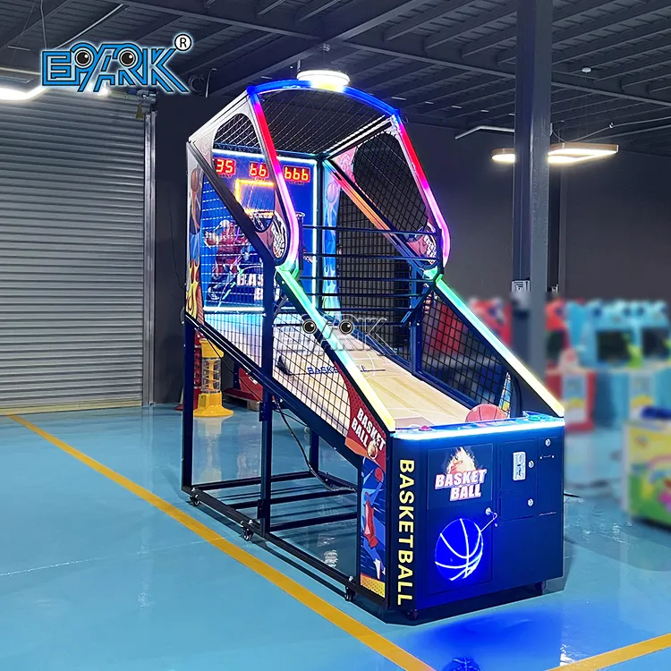 Nouvelle Machine d'arcade à jetons, cerceaux de rue commerciaux d'intérieur, tir, basket-ball, jeux électroniques