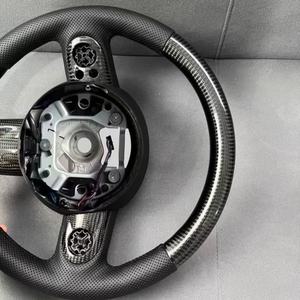 Pour <span class=keywords><strong>BMW</strong></span> Mini R55 R56 R60 F55 F56 Noir Brillant Volant En Fiber De Carbone Véritable Haute Qualité Personnalisé - Product Image 5