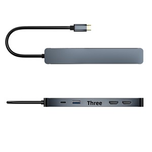 Type-C拡張ドック 5ポート多機能モバイルフォン/ラップトップドッキングステーション デュアルHDTV 4K VGA USB3.0 PD100W ディスプレイ 在庫あり - Product Image 3