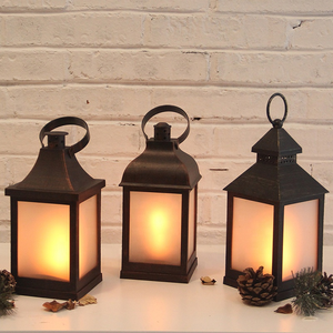 Lanterne LED à effet de flamme vacillante en aluminium pour table ou suspension, lumière d'ambiance de jardin - Product Image 6