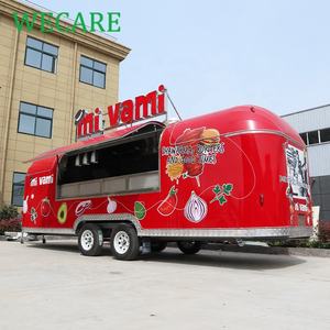 WECARE Personnaliser Rue Mobile Cuisine Café Bar Restaurant Restauration Remorque Restauration Rapide Voiture BBQ <span class=keywords><strong>Pizza</strong></span> Camion Alimentaire avec Four - Product Image 1