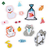 Vente en gros expédition rapide vêtements accessoires du vêtement patchs fer à repasser à la main motifs de broderie insigne patch brodé