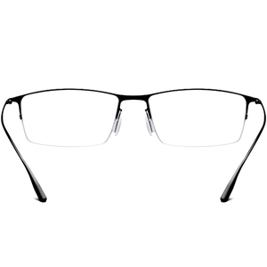 Borregls alliage lunettes cadres hommes 2025 nouvelle marque Design carré lunettes demi-jante Semi-sans <span class=keywords><strong>monture</strong></span> ultra-léger optique lunettes 2611 - Product Image 5
