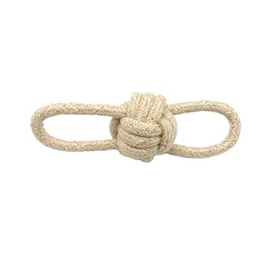 Đa Bộ sinh thái màu xám tự nhiên gai dây Pet <span class=keywords><strong>Dog</strong></span> đồ chơi tương tác bền bông dây gai <span class=keywords><strong>Dog</strong></span> <span class=keywords><strong>Toy</strong></span> Set - Product Image 3