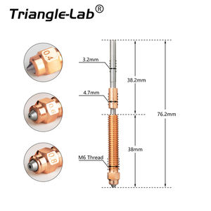 Trianglelab 2PCS K2 Plus Serie Hi, Boquilla de Acero Endurecido, Instalación Rápida, Impresión de Alto Flujo, Actualización con Tinta UV Nueva, 1.5 Años de Garantía - Product Image 5