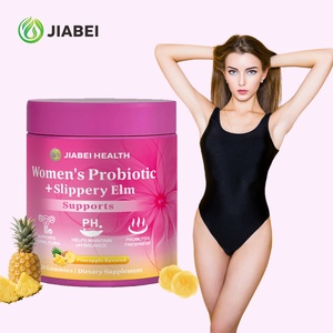 Private Label Supplementen Vrouwen Probiotica Slippery Elm Poeder Supplement Gummies Versterken Immuniteit Balanceren pH-niveaus Probiotica Vrouwen - Product Image 6