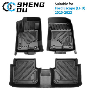Tappetini Auto Antiscivolo in Gomma TPE Impermeabili 3D 5D Personalizzati per Ford Escape - Product Image 2