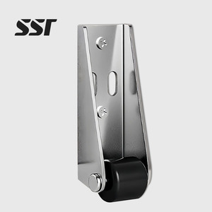 Roulette de support silencieuse latérale directionnelle pour porte, multifonction en acier inoxydable pour cuisine et salle de bain - Product Image 1