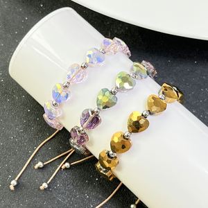 Bracelet en pierre naturelle avec perles de verre colorées, protection EMF, design exclusif innovant, fabrication d'échantillons sur mesure - Product Image 3