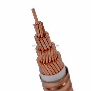 Cabo de alimentação de baixa média tensão do fabricante Fio elétrico de cobre Fio de aço Armadura PTFE Construção subterrânea