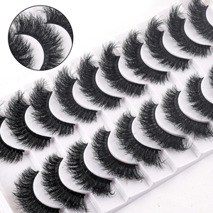 <span class=keywords><strong>Faux</strong></span> <span class=keywords><strong>cils</strong></span> en bande volume Super Bushy D Curl Russian White Tray Fluffy <span class=keywords><strong>Faux</strong></span> Mink pour portraits et tournages de courtes vidéos - Product Image 3