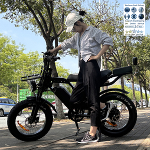 Vélo Électrique à Pneus Larges de 20 Pouces, <span class=keywords><strong>Type</strong></span> Cargo Familial, Vélo Cargo Électrique VOMO X80 - Product Image 5