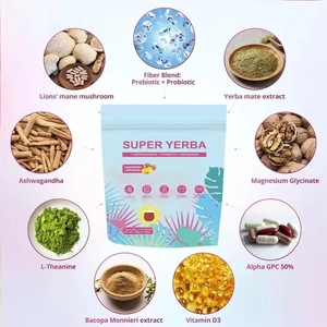 Poudre de supplément de Yerba Maté GLP-5-HTP à marque privée, 30 sachets individuels, pour réduire la faim, favoriser la <span class=keywords><strong>santé</strong></span> intestinale et soutenir la perte de poids - Product Image 2