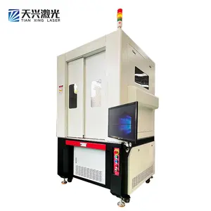 New Style 600*400mm Size Metal Sheet Stainless Steel Fiber Laser Cutting Machine Full Enclosure Small Size Fiber Laser Cutting