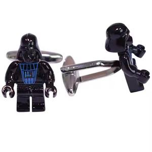 Bouton de manchette <span class=keywords><strong>Robert</strong></span> noir bleu pour hommes en gros avec Qssurance de qualité - Product Image 4