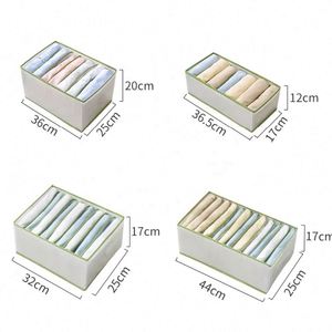Pliable PVC Mesh Placard Tiroir Organisateur Lavable Armoire Vêtements Sous-Vêtements Jeans Pantalon Boîte De Rangement PP Boîte De Rangement En Plastique - Product Image 4