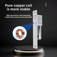 Serrure électrique à pêne dormant DFD intégrée, à deux ou cinq fils, basse température, pour contrôle d'accès des portes en verre, en bois ou coupe-feu