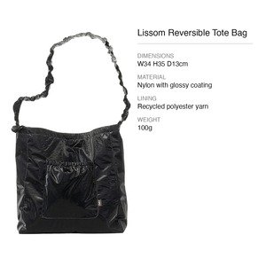 Bolso Tote de Nailon Reversible, Tejido Reciclado CIPU Lissom 34x35cm para Mujer, Disponible en Taiwán - Product Image 4
