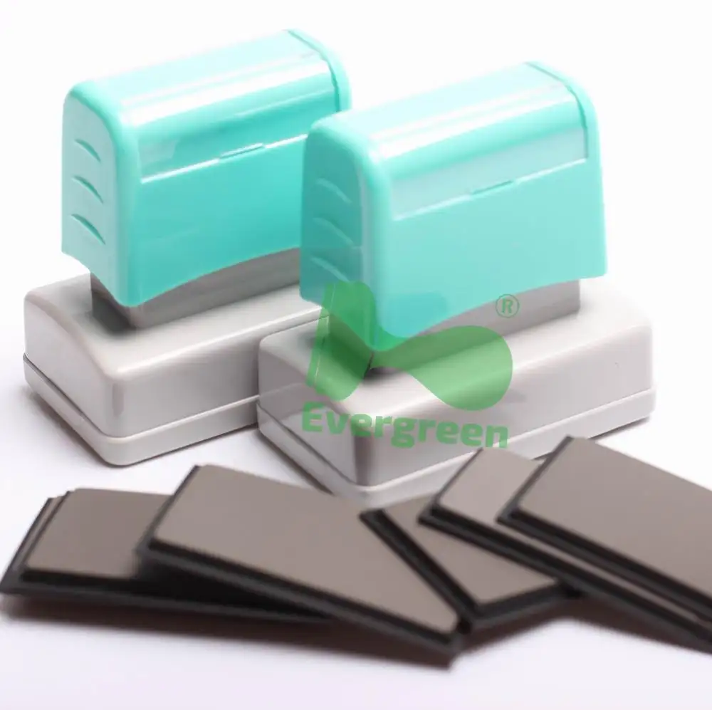Dual Foam Pre Inked Stamp, mehrfarbige Blitzs tempel der F- Serie für kunden spezifische Adress stempel