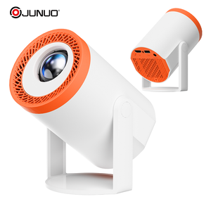 JUNUO Turn 1 Hot Selling Mini <b>Projector</b> 200Ansi 720P 1+8GB Newest Android 14 with BT Portable <b>Projector</b> for Home Use - Product Image 2