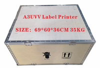 Machine d'impression d'étiquettes UV numérique A3, imprimante d'étiquettes UV couleur en rouleau pour bouteilles, canettes, pots en plastique et bouteilles d'eau