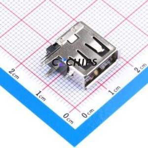 906-152A1021D10200 USB Connector Through hole Component (THT) Connector ( Mounting Type: Side Insert ) - Product Image 1