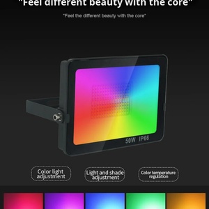 Proyector LED RGB Inteligente IP65 WiFi, Multicolor, Control por Aplicación, Aluminio, Ángulo de Haz de 120°, 12V/24V, Iluminación Exterior para Jardín - Product Image 3