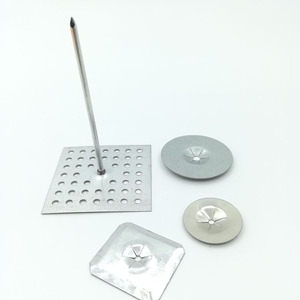 2-1/2" Metal Insulation Hangers Hvac Accessories <strong>Adhesive</strong> Spindle <strong>Pins</strong> - Product Image 3