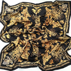 Foulards en Soie Persolize Personnalisé 180X110 cm Impression Hijab Cheveux en Soie Imprimé 100% Foulard en Soie - Product Image 6
