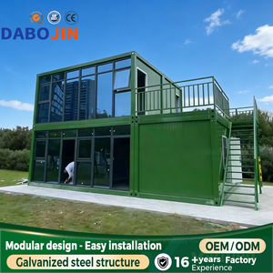 Casa Contenedor Modular Prefabricada de Lujo, Expandible de 40 pies/20 pies, Plegable, Moderna, Minimalista, para <span class=keywords><strong>Restaurante</strong></span> al Aire Libre con Estructura de Acero - Product Image 1